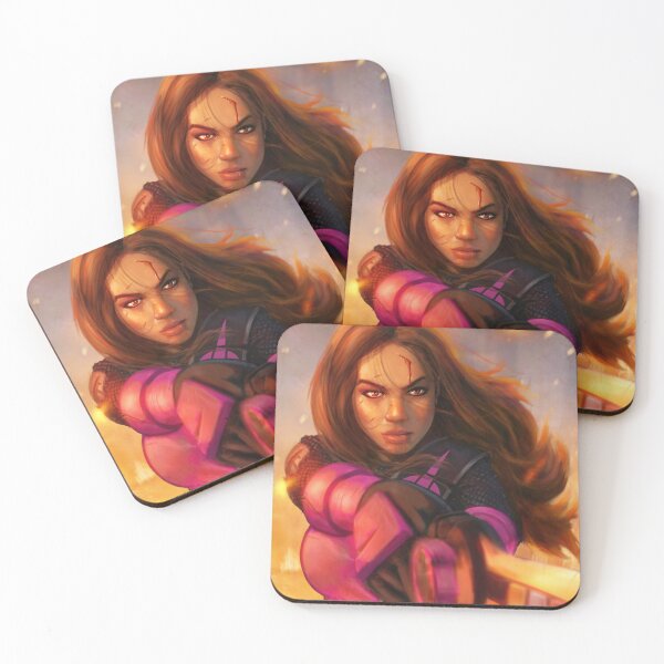Item preview, Guardabosques rosa en batalla | acero ninja | Prueba de fuego designed and sold by Sevensigma.