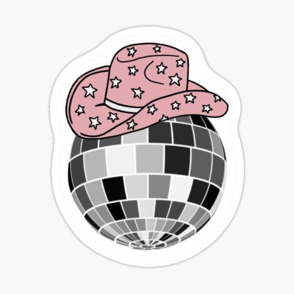 Disco Cowgirl Stickers for Sale