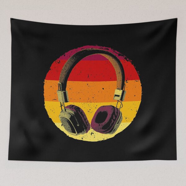 Item preview, Auriculares Vintage Music Producer Lover designed and sold by nwaja-art.