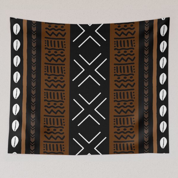 Item preview, African Tribal Bogolan Textile Art designed and sold by funkyvibes.