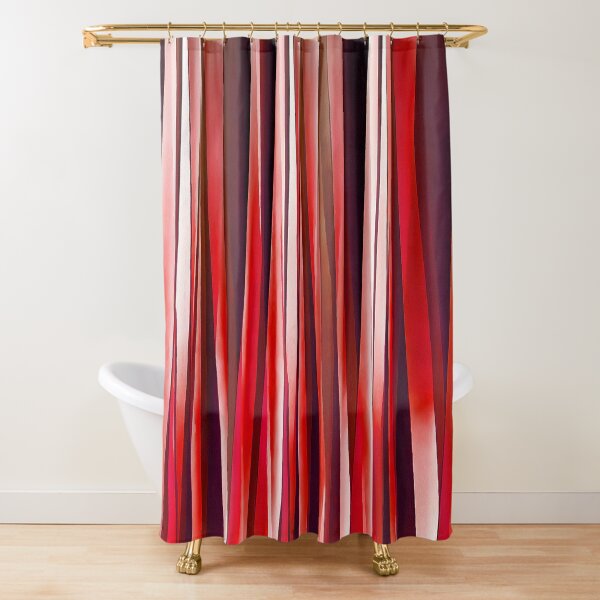 Item preview, Uneven Artistic Vertical Stripes Red Hues designed and sold by taiche.