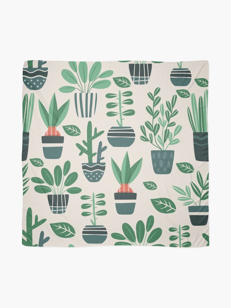 Alternate view of Potted Plants Scarf