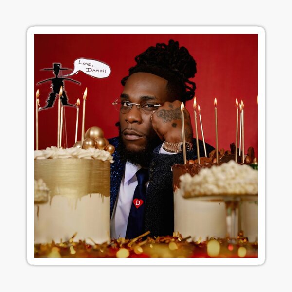 "Burna Boy" Sticker for Sale by christerson Redbubble