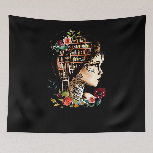 Item preview, Nerdy Dirty Inked _ Curvy Reading Books Tattoo Lovers designed and sold by ChristinaMauri.