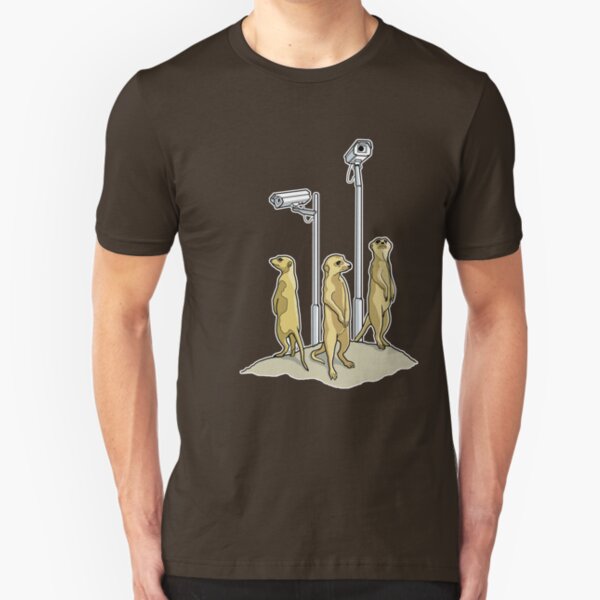 Meerkat CCTV Slim Fit T-Shirt