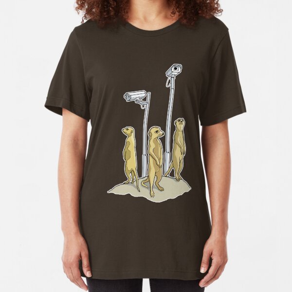 Meerkat CCTV Slim Fit T-Shirt