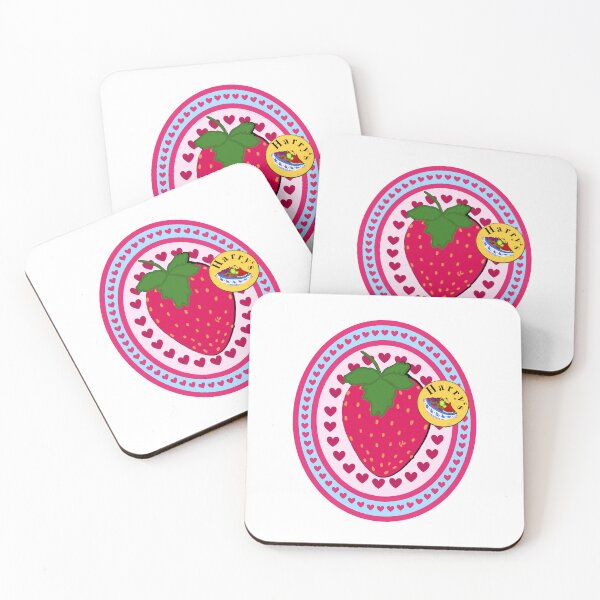 Item preview, Strawberry Fruit Sticker designed and sold by Maya Moufawad.