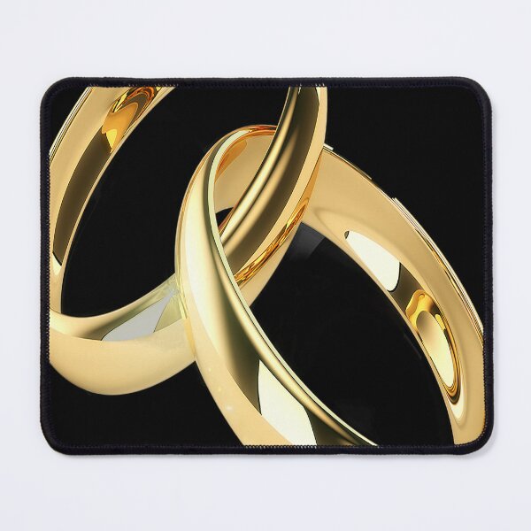 Gold rings engagement wedding Sticker by MultiMediaMicha