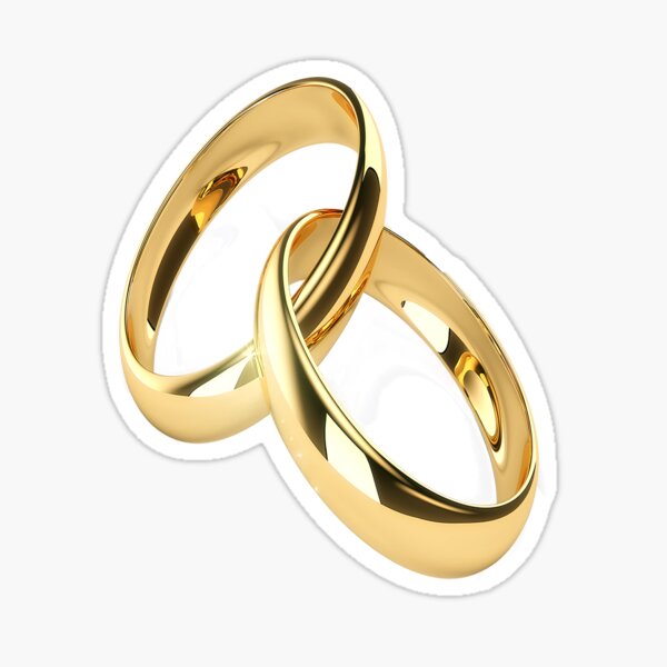 Wedding Ring Sticker by STRND BREDA for iOS & Android