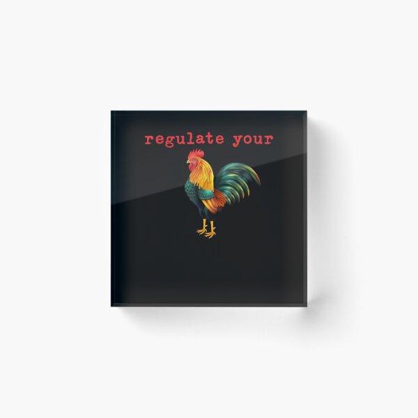 Item preview, Regulate Your Chicken Rooster Reproductive Rights Feminist designed and sold by ChristinaMauri.