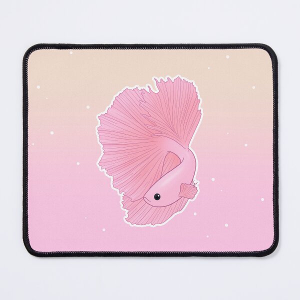 Item preview, Veiltail Betta Fish, Soft Pink Coloration designed and sold by anacecilia.