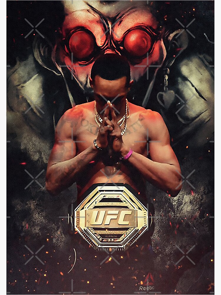 "Funny Gifts New Zealand Israel Adesanya Boxer Retro Wave" Sticker for