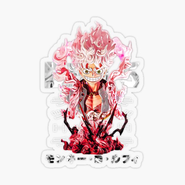 ONE PIECE x B-Side Label Sticker Luffy Gear 5 A Nika Waterproof