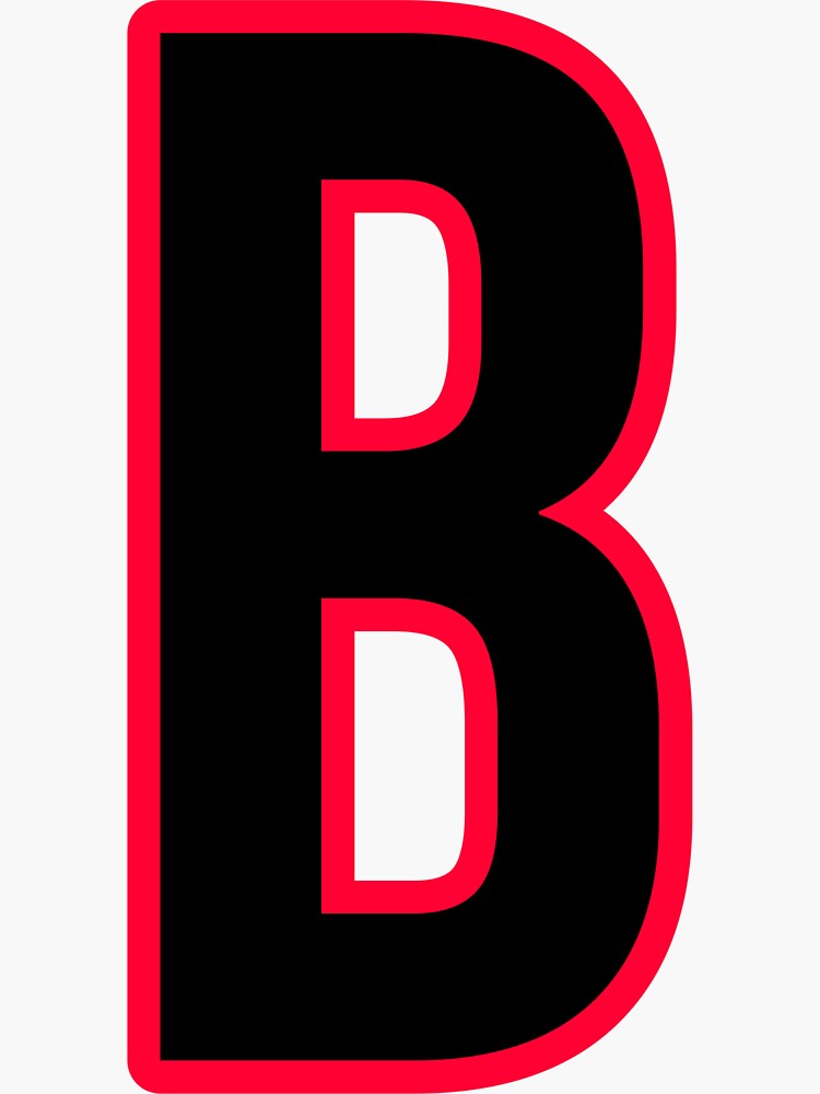 "Letter B Graffiti Art Board Print" Sticker For Sale By Iacgraphics ...