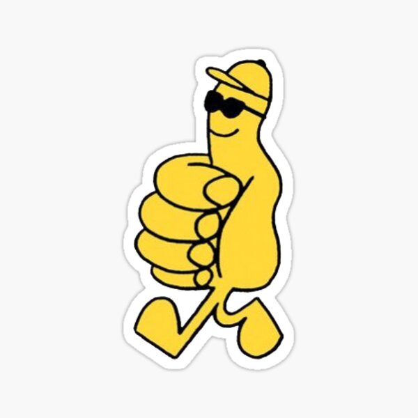 Rex Orange County Who Cares? Thumb Sticker