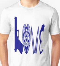 Love Police Officers Girlfriend Husband Daughter Unisex T-Shirt