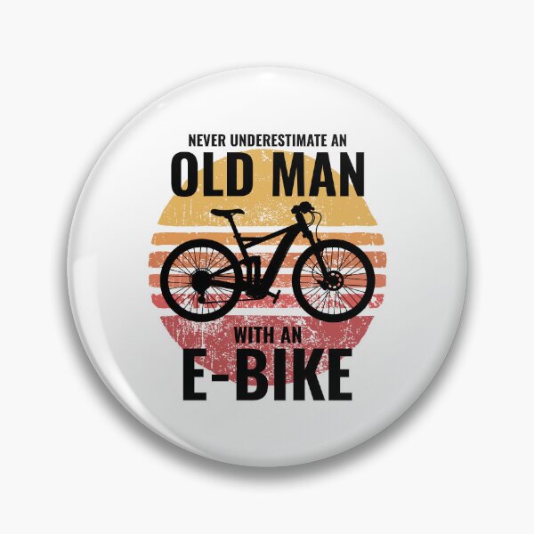 Item preview, E-Bike Electric Bicycle Bike Cycling Dad Grandpa Funny designed and sold by CuteDesigns1.