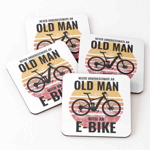 Item preview, E-Bike Electric Bicycle Bike Cycling Dad Grandpa Funny designed and sold by CuteDesigns1.