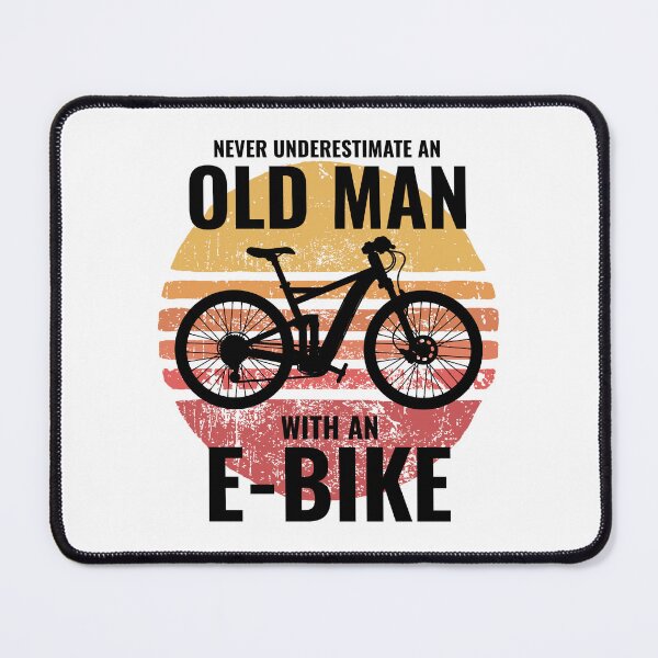 Item preview, E-Bike Electric Bicycle Bike Cycling Dad Grandpa Funny designed and sold by CuteDesigns1.