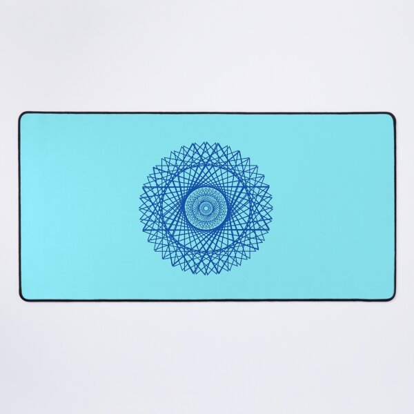Item preview, Abstract art geometric Blue,turquoise blue  designed and sold by YohanysDesigns.