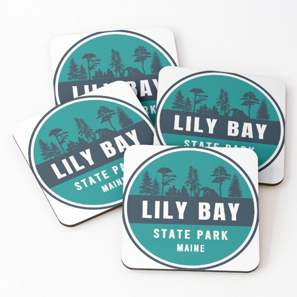 Item preview, Lily Bay State Park Family Camping Logo designed and sold by VanyaKar.
