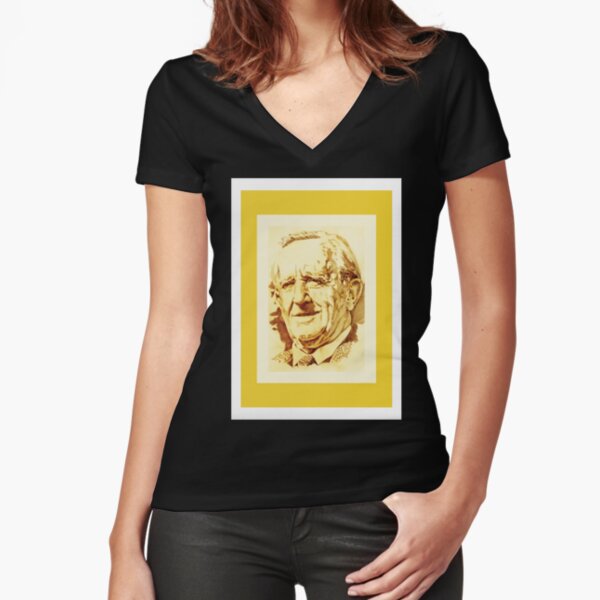 Fitted V-Neck T-Shirt