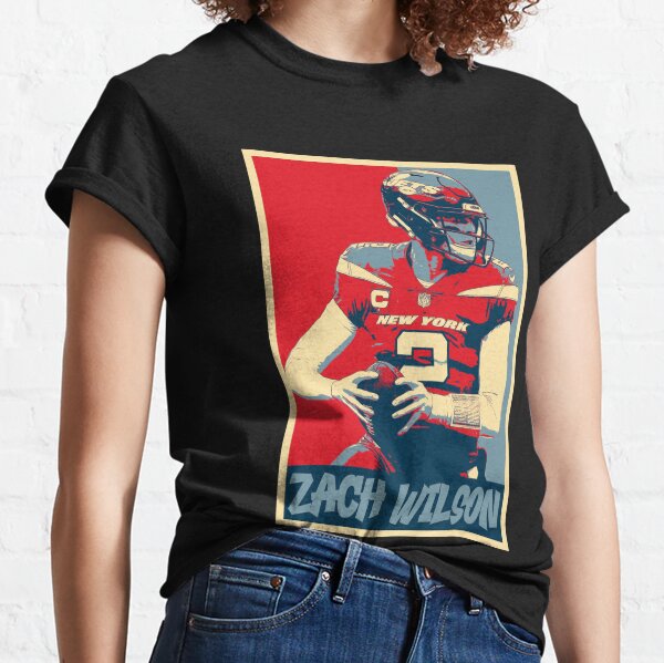 Zach Wilson Vintage 90s New York Football T-shirt Gift For Fan S