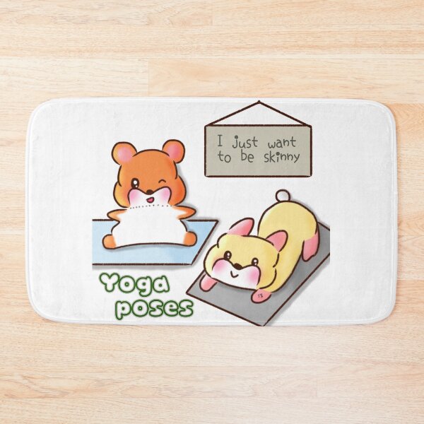 Item preview, Hamster | Hamster Lover - I just want to be skinny or Yoga poses designed and sold by FennyWijayaMomo.