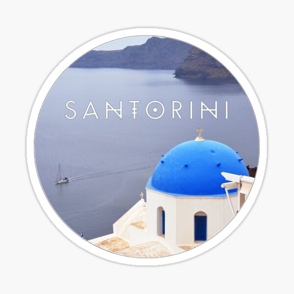 Santorini (Greece) Sticker