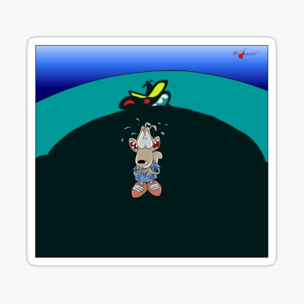 Rocko how dare you Sticker
