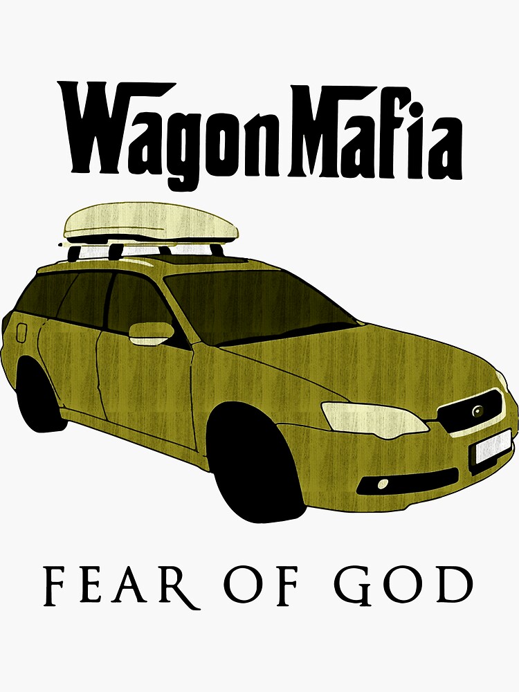 "wagon mafia" Sticker for Sale by unso932 | Redbubble