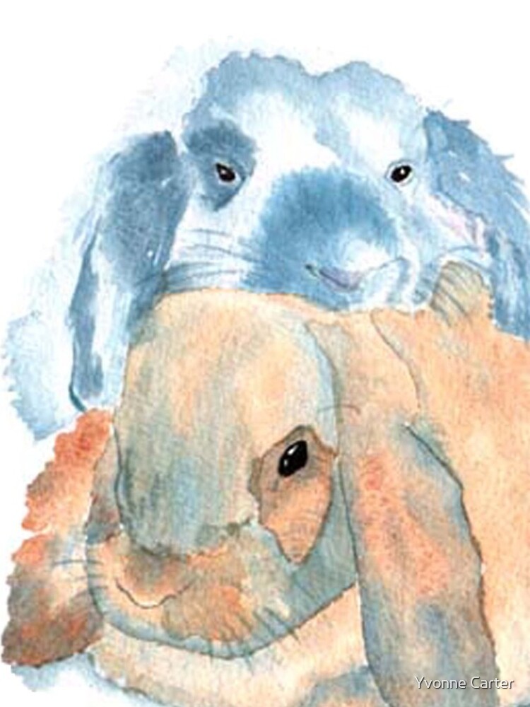 Thumbnail 4 of 4, iPhone Case, Two Rabbits designed and sold by Skosty75.
