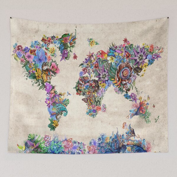 Item preview, world map designed and sold by BekimART.
