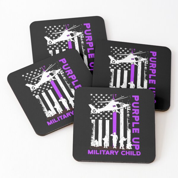 Item preview, Purple Up Military Kids Military Child Month US Flag designed and sold by HaaChris-Artis.
