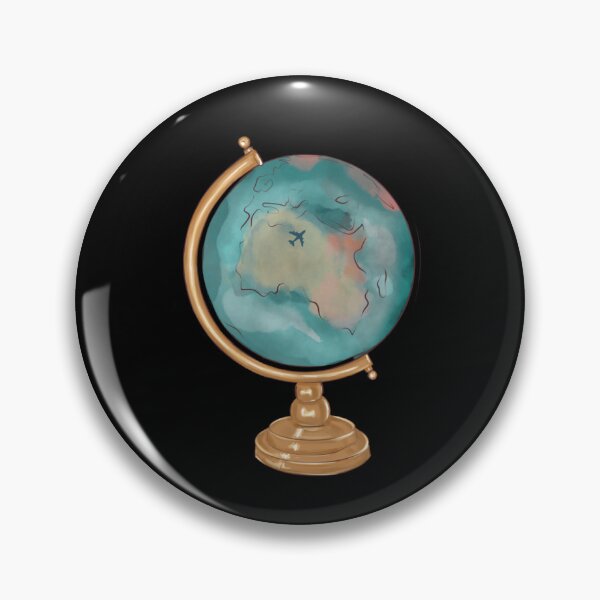 Item preview, Travel globe map Regular Pioneer (For Her)   designed and sold by JWPrintable.