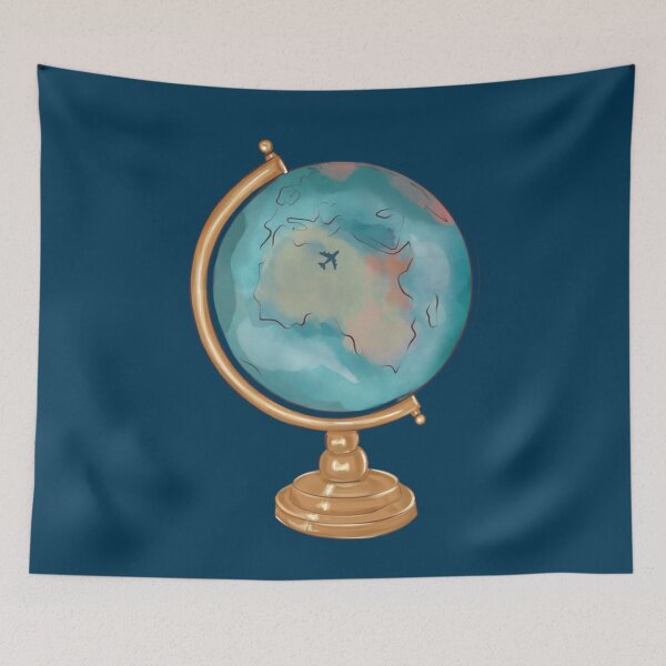 Item preview, Travel globe map Regular Pioneer (For Her)   designed and sold by JWPrintable.