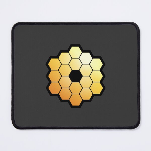 Item preview, James Webb Space Telescope - JWST - Mirror - Black Border designed and sold by Whitewall66.