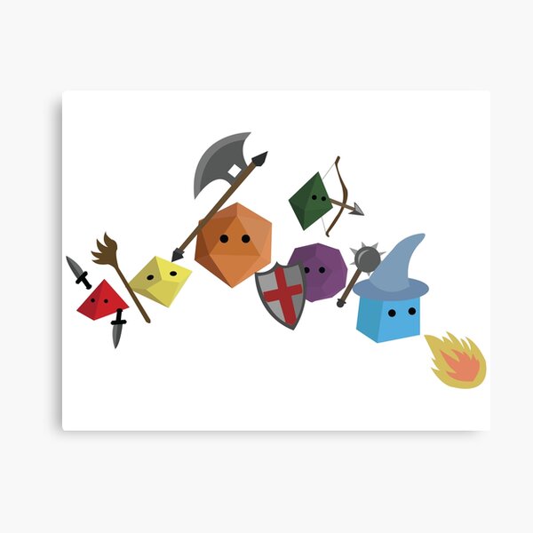 Dice Party Canvas Print