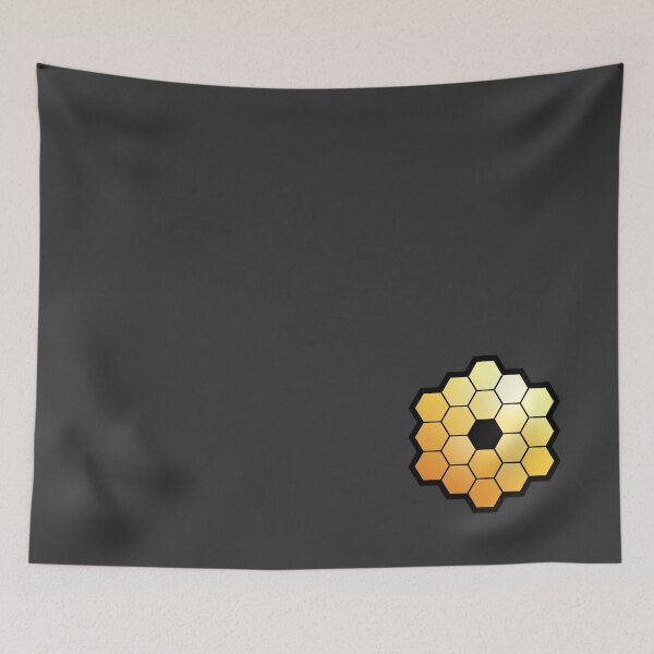 Item preview, James Webb Space Telescope - JWST - Mirror - Black Border designed and sold by Whitewall66.