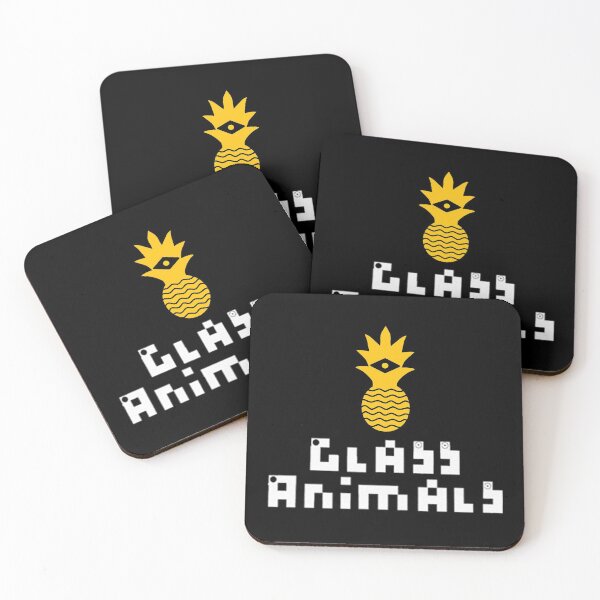 Item preview, Glass Animals (white text) 2 designed and sold by NoirPineapple.