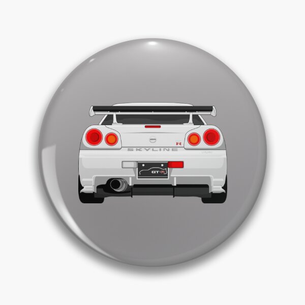 Item preview, Nissan Skyline Gtr R34 T-ShirtGTR R34 WHITE designed and sold by LisanroMartinez.