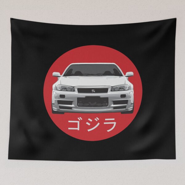 Item preview, Nissan Skyline Gtr R34 T-ShirtNissan Skyline GTR R34 - Godzilla Design  designed and sold by LisanroMartinez.