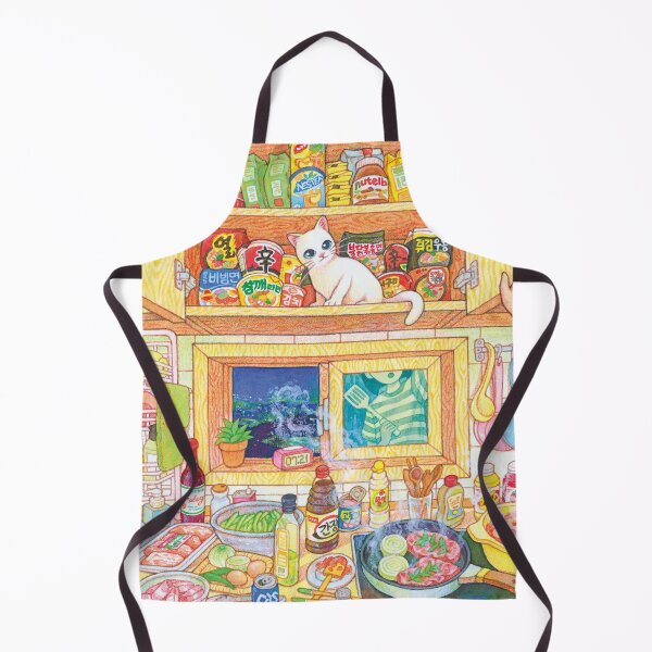 Item preview, Cooking and Cat designed and sold by rowonart.