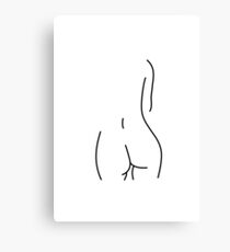 Derrière-Linie Kunstillustration Leinwanddruck
