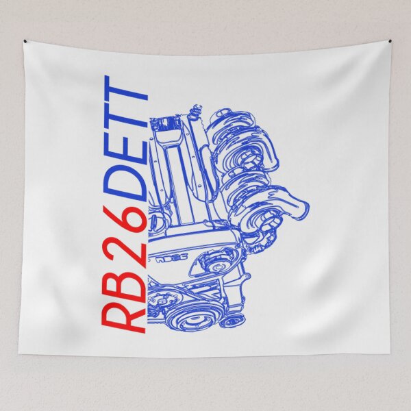 Item preview, Nissan Skyline Gtr T-ShirtRB26DETT Skyline R34 Engine  designed and sold by LisanroMartinez.
