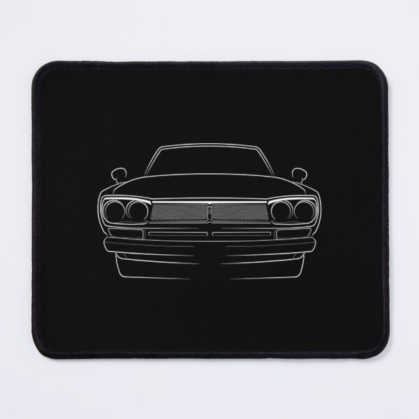 Item preview, Nissan Skyline Kpgc10 T-Shirt1972 Nissan Skyline KPGC10 - front stencil, white designed and sold by LisanroMartinez.