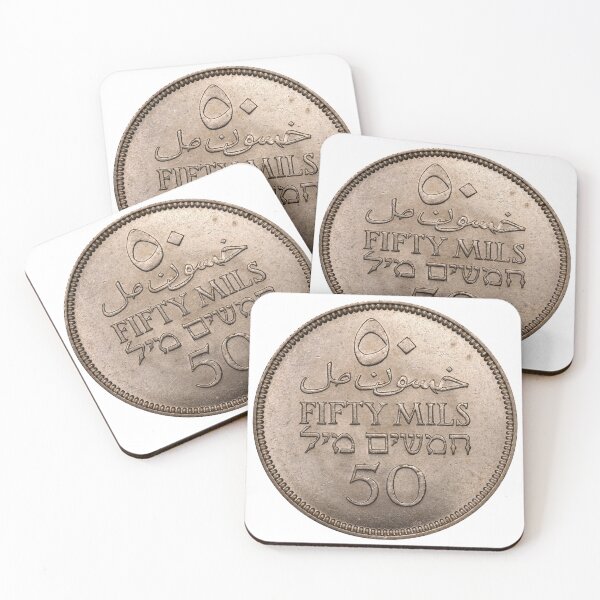 Item preview, Palestinian 50 Mil Coin designed and sold by 4bd4774h.