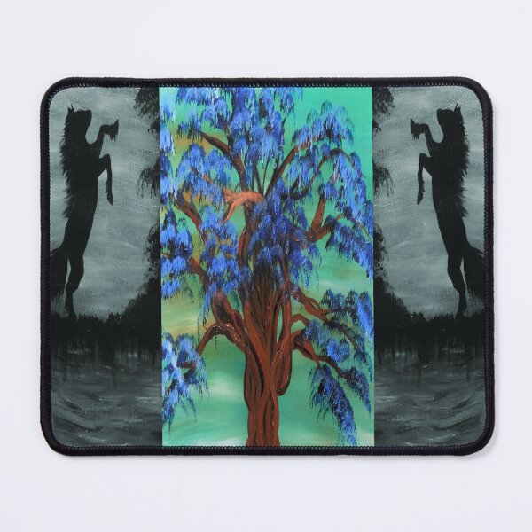 Item preview, Shadow horse and blue tree designed and sold by Deanne-Bossell.