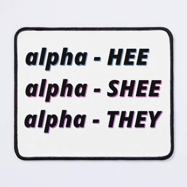 Item preview, Alpha Pronouns designed and sold by Lincoln Shearon.
