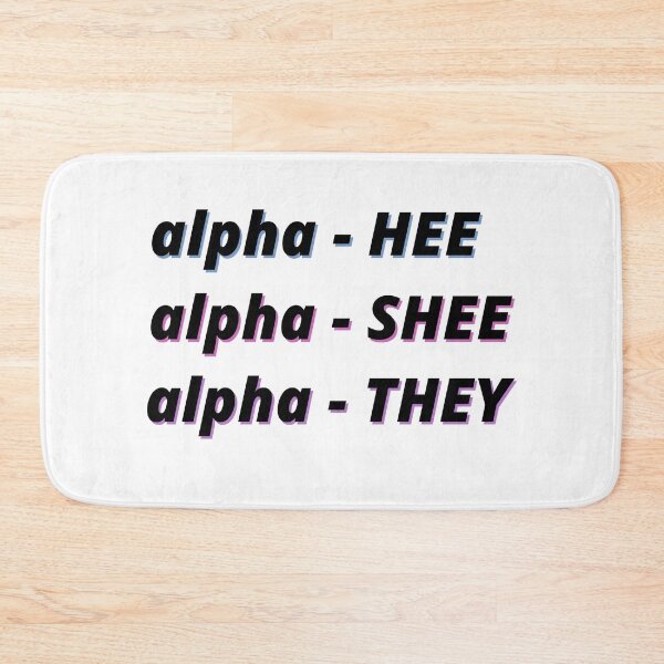 Item preview, Alpha Pronouns designed and sold by Lincoln Shearon.
